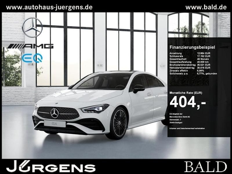 Weiss polarweiss Gebraucht 2024 Mercedes CLA220 AMG Limousine | 42.880 € (Teuer) - Bild 1/3