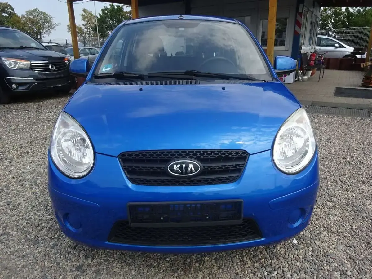 Gebraucht Kia Picanto Attract 65 PS (47 kW) 2009 Cool blue Kleinwagen