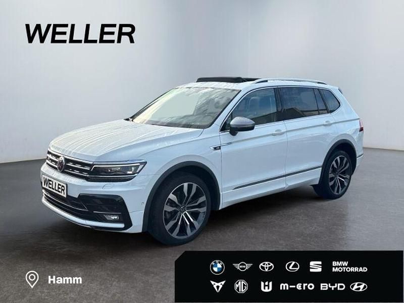 Weiss Gebraucht 2019 VW Tiguan Allspace R-line SUV | 33.180 € (Etwas zu teuer) - Bild 1/3