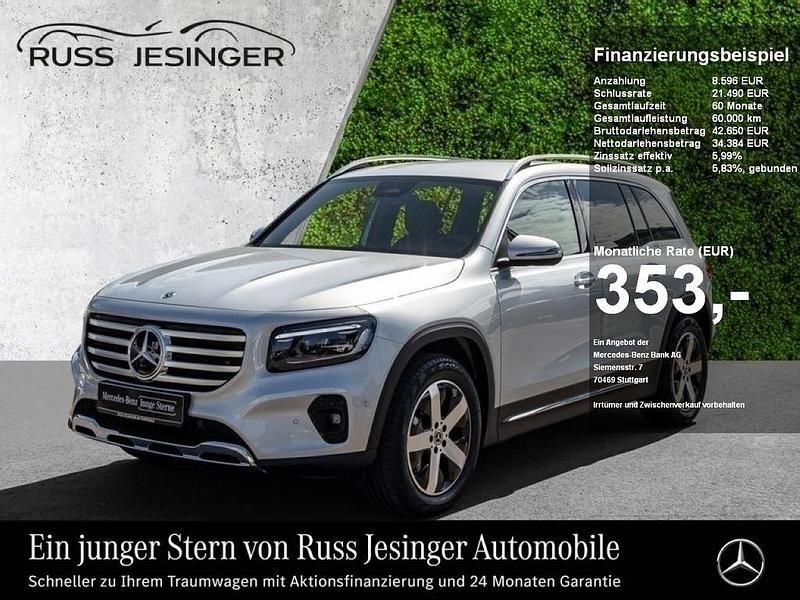 Iridiumsilber metallic Gebraucht 2024 Mercedes GLB220 Progressive SUV | 42.980 € (Guter Preis) - Bild 1/3