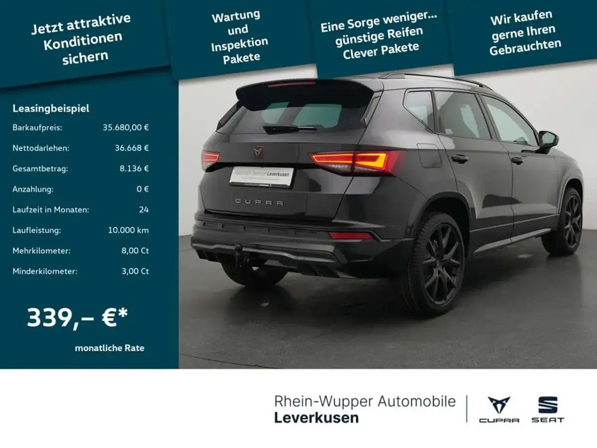 Second-hand Cupra Ateca 150 CP (110 kW) 2026 Negru SUV