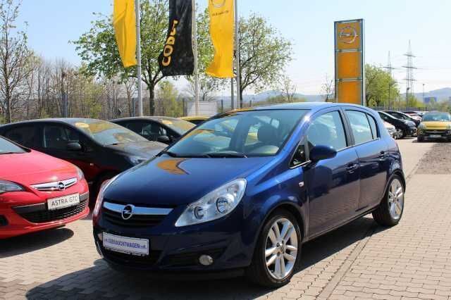 Blau Gebraucht 2008 Opel Corsa Cosmo Limousine | 7.290 € - Bild 1/4