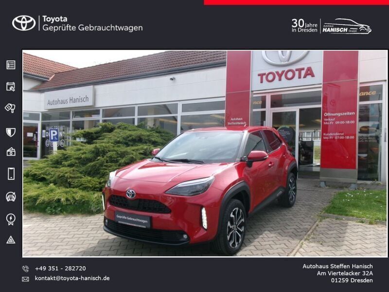 Karminarot metallic Gebraucht 2022 Toyota Yaris Cross Team SUV | 24.490 € (Fairer Preis) - Bild 1/4