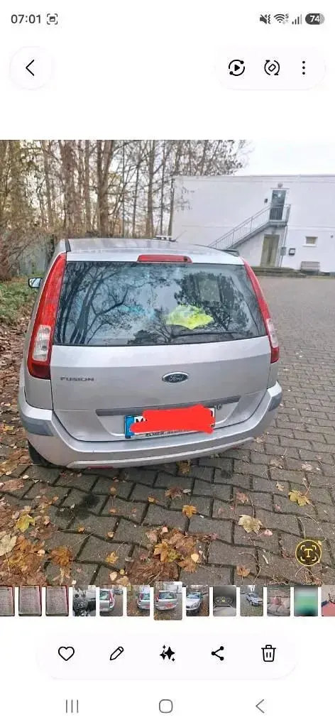 Gebraucht Ford Fusion 2007 Silber Kleinwagen
