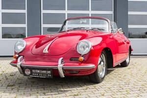 Brugt Porsche 356 75 HK (55 kW) 1962 Rød Cabriolet