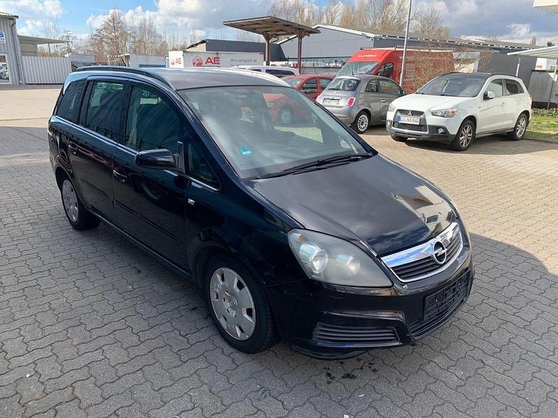 Gebraucht Opel Zafira Edition 120 PS (88 kW) 2005 Schwarz Van / Kleinbus