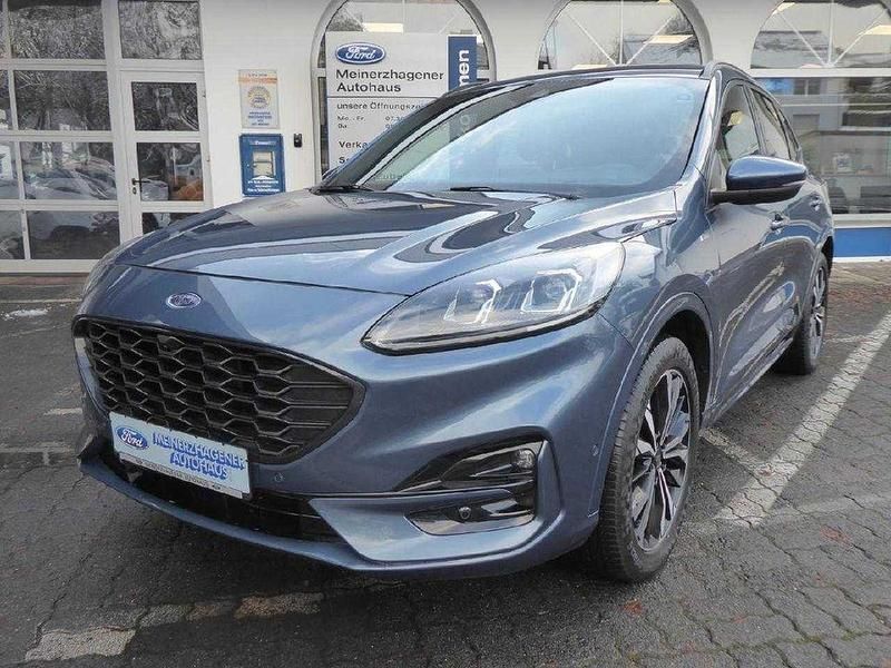 Chromablau metallic (metallic) Gebraucht 2022 Ford Kuga ST-Line X SUV | 26.990 € (Fairer Preis) - Bild 1/4