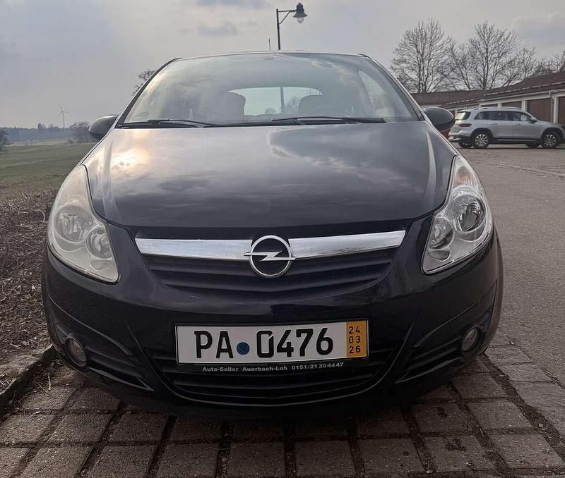 Gebraucht Opel Corsa 80 PS (58 kW) 2008 Schwarz Kleinwagen