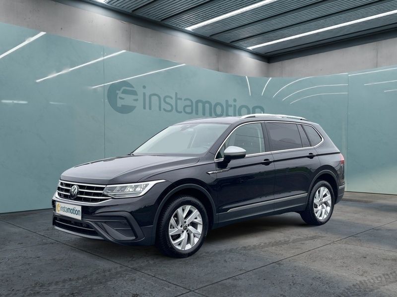 Schwarz Gebraucht 2024 VW Tiguan Allspace S SUV | 41.694 € (Teuer) - Bild 1/4