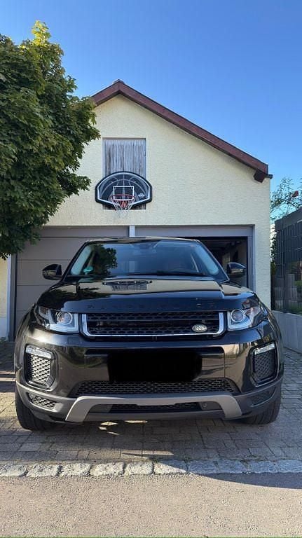 Schwarz Gebraucht 2018 Land Rover Range Rover evoque SE SUV | 24.500 € (Etwas zu teuer) - Bild 1/4