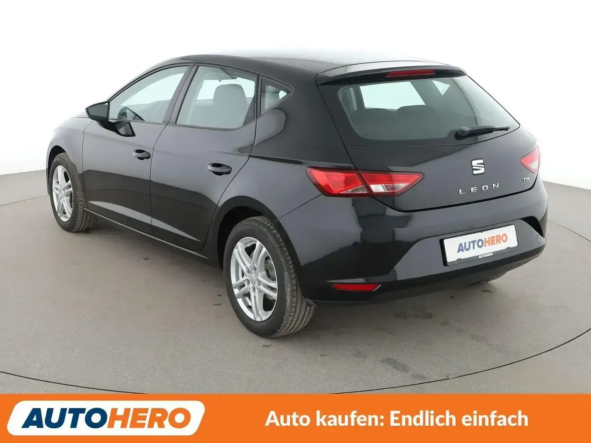 Usata Seat Leon Style 110 CV (80 kW) 2016 Nero Berlina