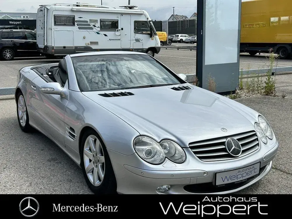 Gebraucht Mercedes SL500 306 PS (225 kW) 2002 Silber Cabrio