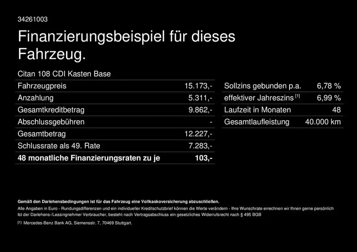 Gebraucht Mercedes Citan 108 75 PS (55 kW) 2023 Arktikweiß Van / Kleinbus