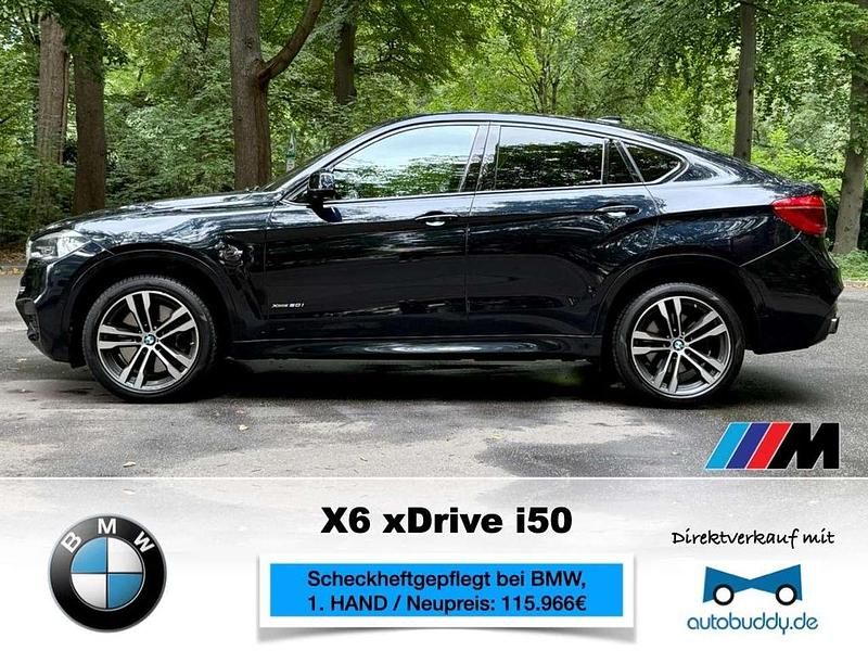 Carbonschwarz Gebraucht 2018 BMW X6 Performance SUV | 33.000 € (Fairer Preis) - Bild 1/4