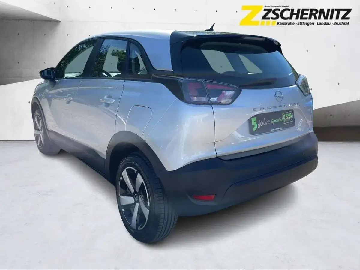 Gebraucht Opel Crossland X Enjoy 110 PS (80 kW) 2024 Lackierung aluminiumgrau/meta SUV