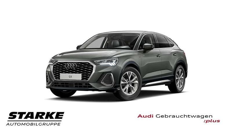 Grau (chronosgrau metallic) Gebraucht 2025 Audi Q3 Sportback S-Line SUV | 39.930 € (Superpreis) - Bild 1/3