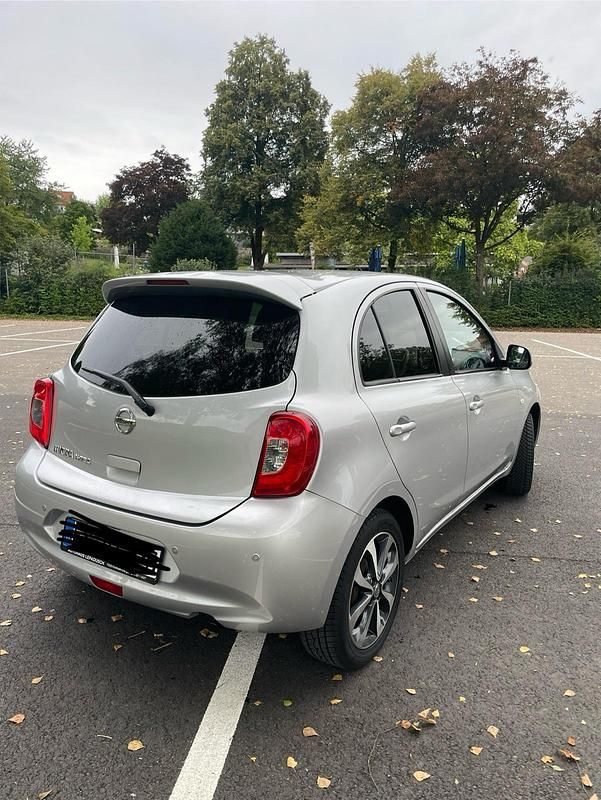 Silber Gebraucht 2015 Nissan Micra N-TEC Kleinwagen | 10.400 € (Etwas zu teuer) - Bild 1/4