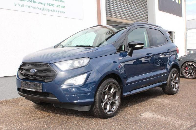 Blau Gebraucht 2018 Ford Ecosport ST-Line SUV | 9.690 € (Etwas zu teuer) - Bild 1/4