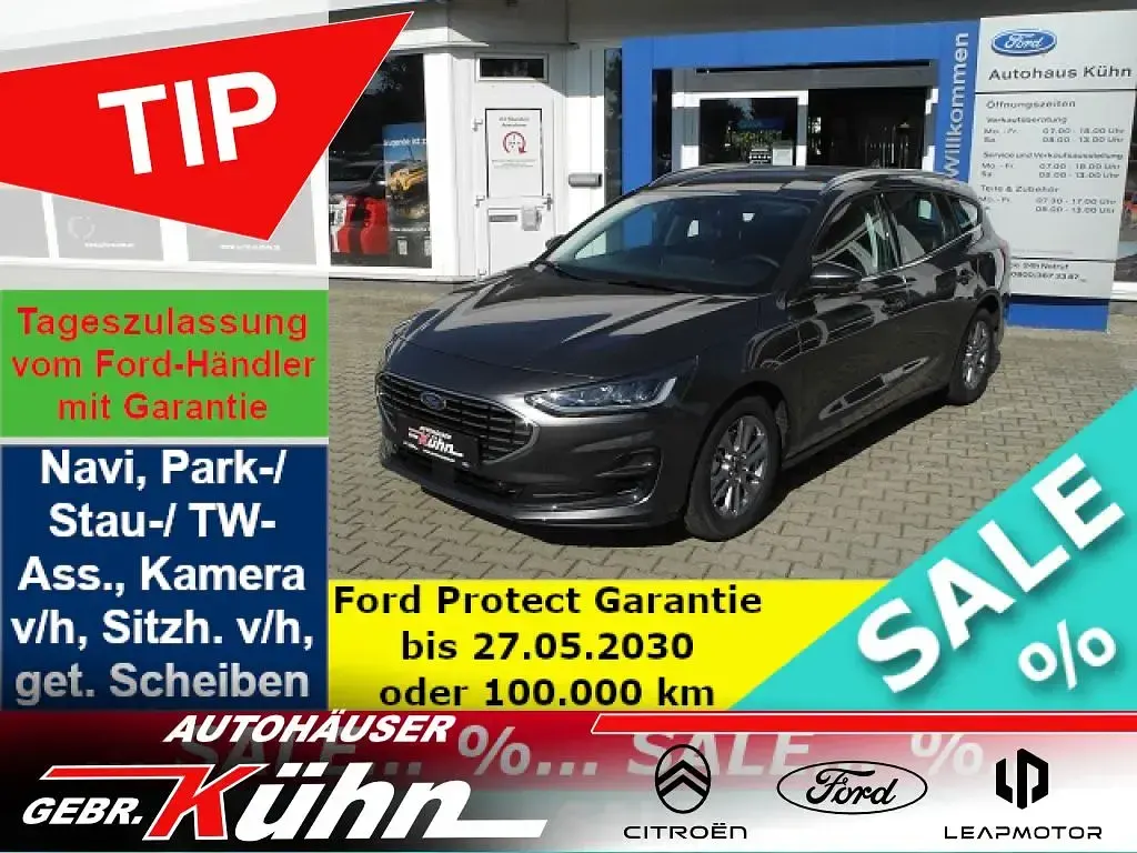 Nowe Ford Focus Titanium 125 KM (91 kW) 2025 Szary Sedan/Limuzyna
