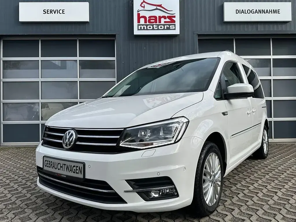Second-hand VW Caddy Highline 150 CP (110 kW) 2018 Alb Monovolum