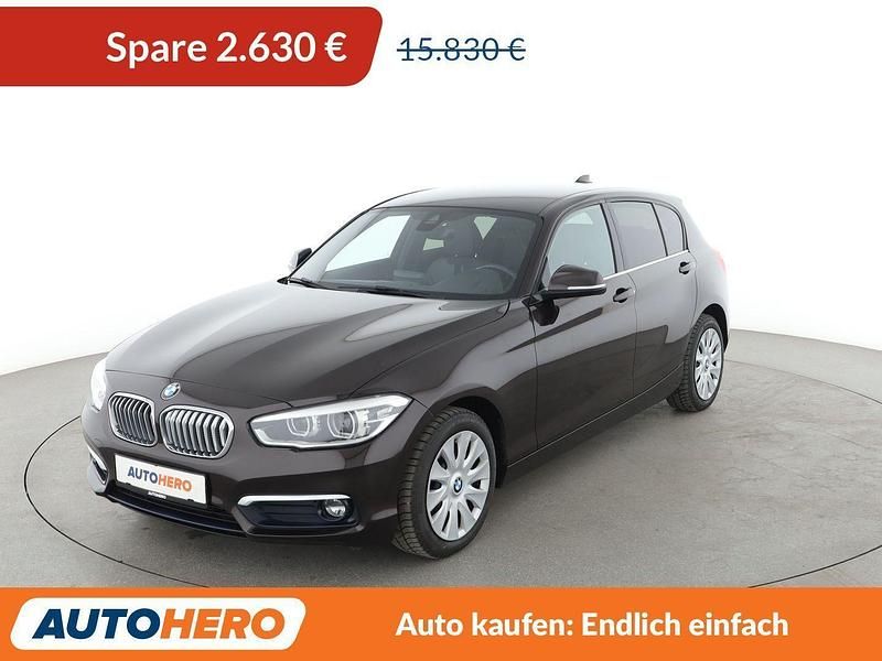 Braun Gebraucht 2018 BMW 118 Urban Line Kleinwagen | 13.200 € (Fairer Preis) - Bild 1/3