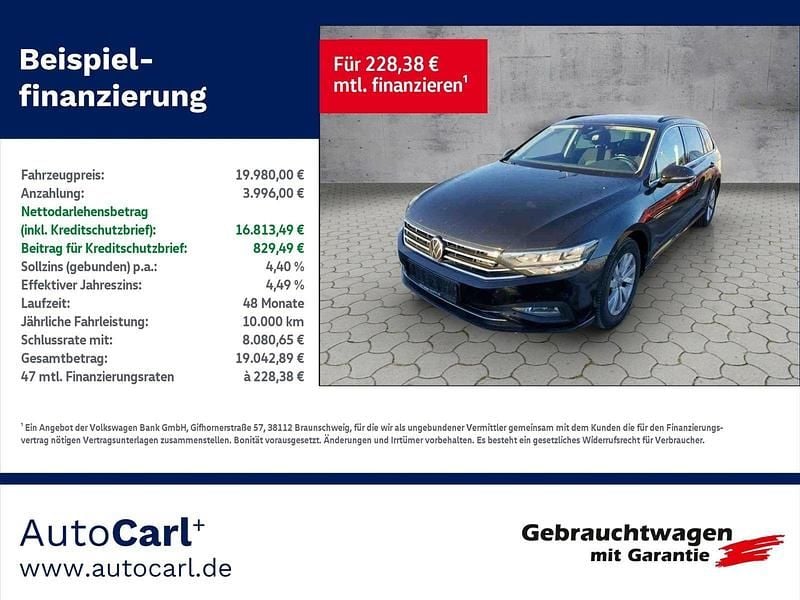 Deep black perleffekt Gebraucht 2021 VW Passat Business Kombi | 19.980 € (Guter Preis) - Bild 1/4