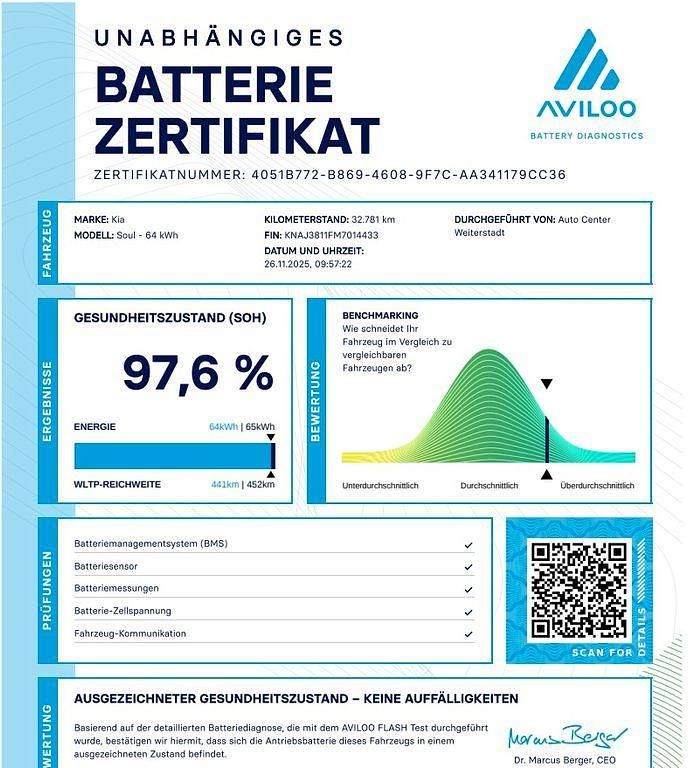 Gebraucht Kia Soul EV Spirit 150 kW (204 PS) 2020 Orange SUV