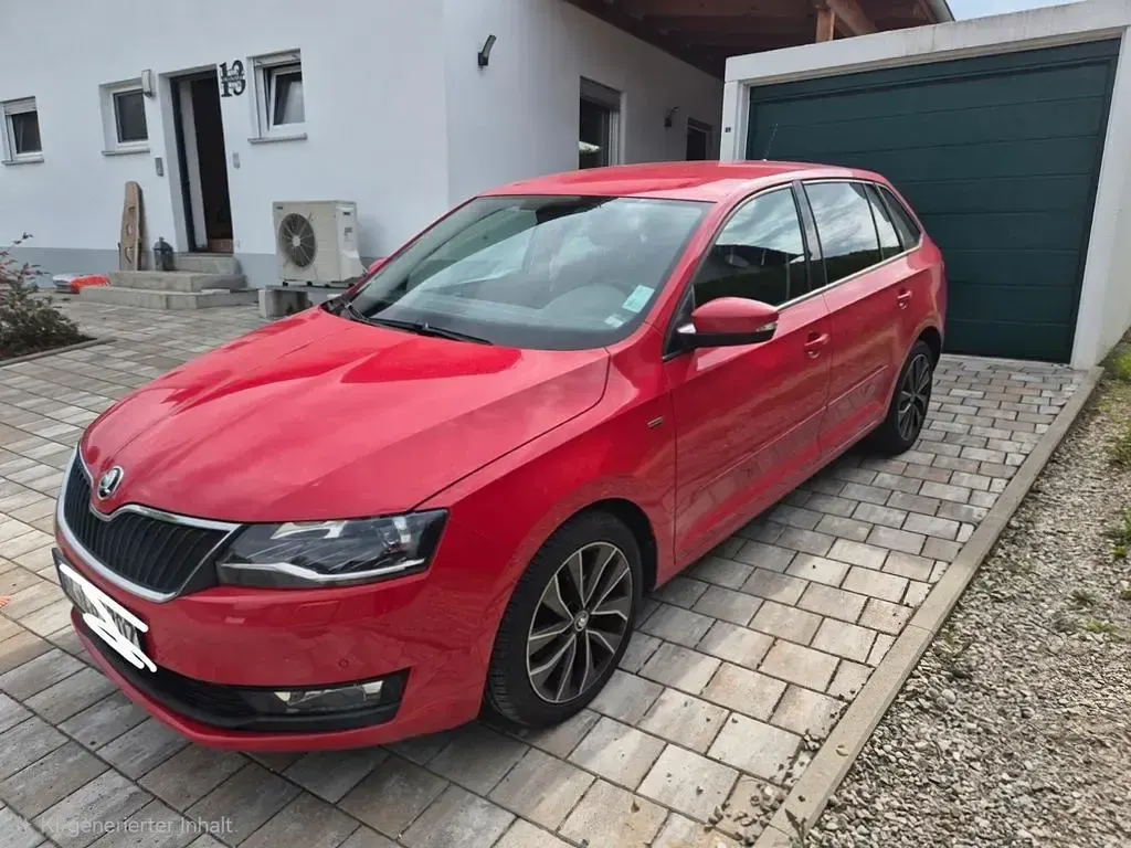 Gebraucht Skoda Rapid Drive 125 PS (91 kW) 2017 Rot Kleinwagen