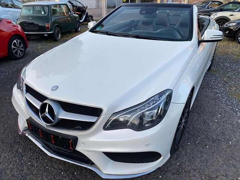 Perlmutt weiss met (metallic) Gebraucht 2013 Mercedes E250 AMG Cabrio | 15.990 € (Fairer Preis) - Bild 1/4