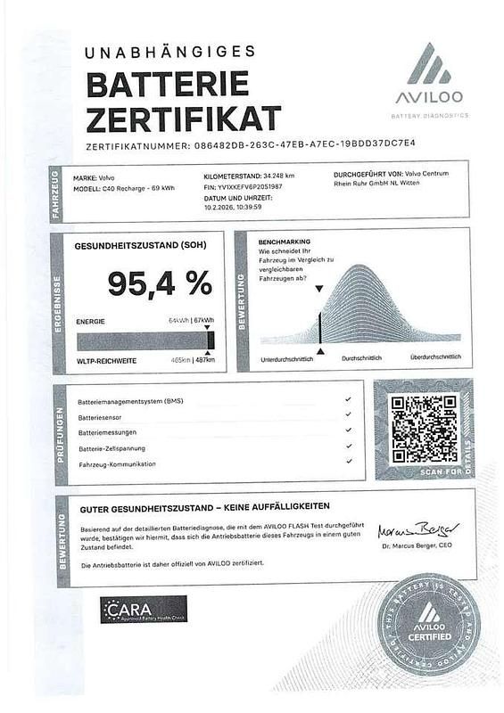 Gebraucht Volvo C40 Plus 169 kW (231 PS) 2023 Grau SUV