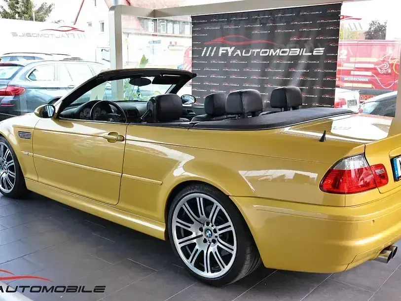 Używany BMW M3 Performance 343 KM (252 kW) 2002 Żółty Kabriolet