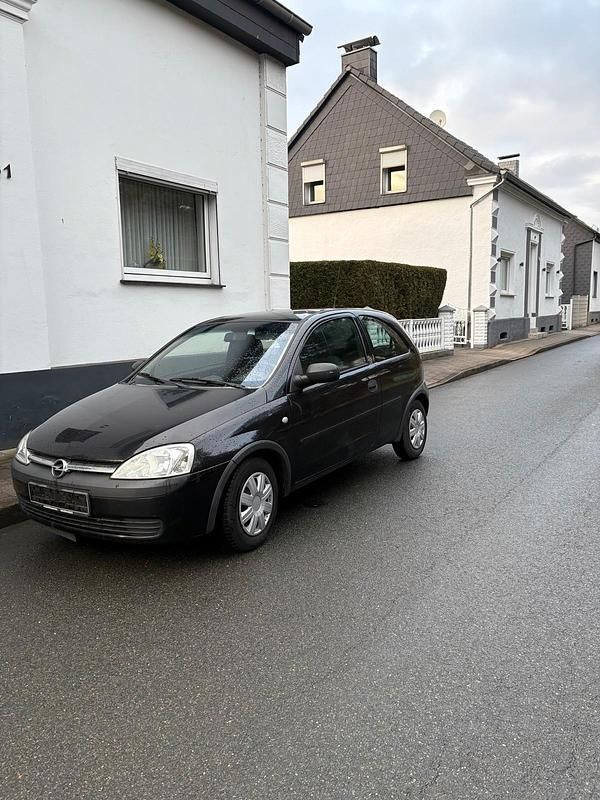 Schwarz Gebraucht 2003 Opel Corsa Kleinwagen | 650 € (Guter Preis) - Bild 1/4