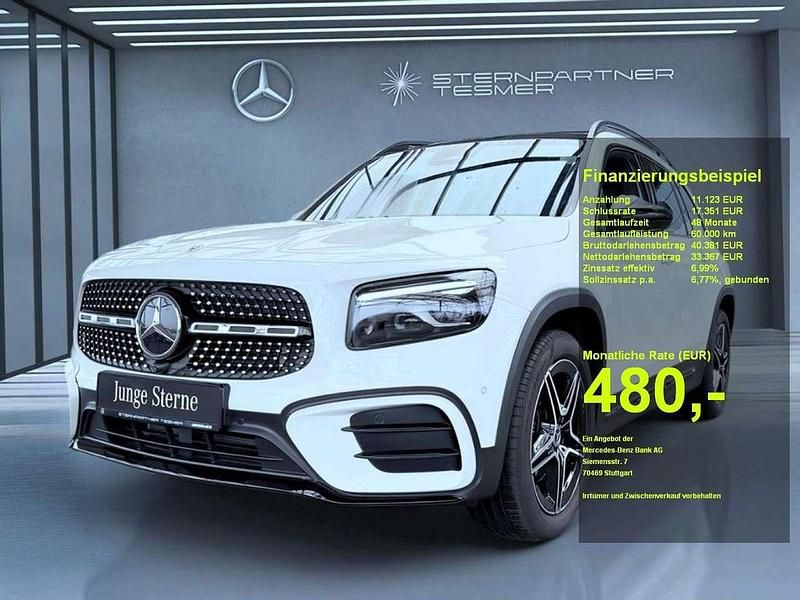 Weiß Gebraucht 2024 Mercedes GLB200 AMG SUV | 43.900 € (Fairer Preis) - Bild 1/3