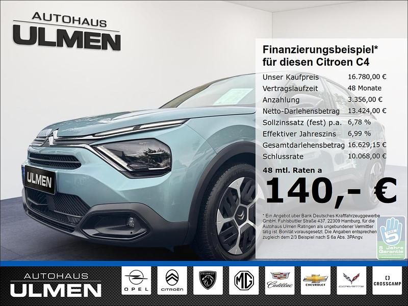 Blau Gebraucht 2023 Citroën C4 Feel Limousine | 16.780 € (Guter Preis) - Bild 1/4