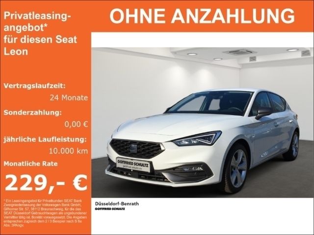 Weiss Gebraucht 2024 Seat Leon FR Limousine | 27.750 € (Guter Preis) - Bild 1/4