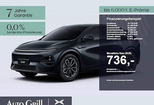 Neu XPENG G6 AWD Performance 358 kW (487 PS) 2026 Blau SUV