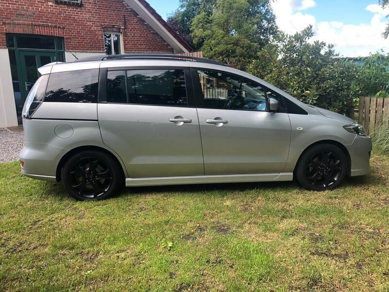Silber Gebraucht 2009 Mazda 5 Active Plus Van / Kleinbus | 6.970 € (Teuer) - Bild 1/4