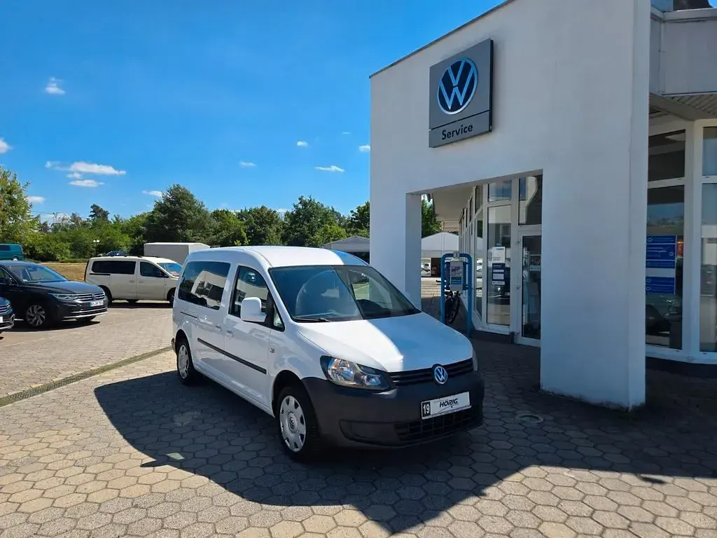 Gebraucht VW Caddy Trendline 105 PS (77 kW) 2013 Weiß Van / Kleinbus