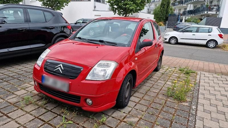 Rot Gebraucht 2008 Citroën C2 VTR Sport Kleinwagen | 2.950 € - Bild 1/4