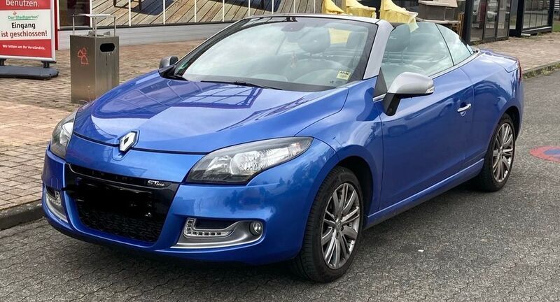 Blau Gebraucht 2013 Renault Mégane Cabriolet GT-Line Cabrio | 8.490 € (Fairer Preis) - Bild 1/4