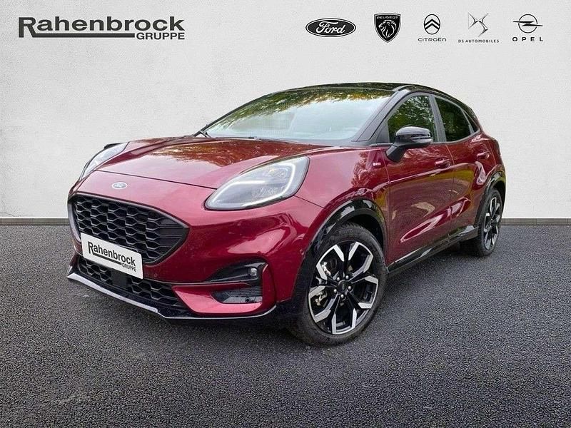Beautiful berry red (rot) (metallic) Gebraucht 2024 Ford Puma Gen-E ST-Line X SUV | 26.990 € (Teuer) - Bild 1/4