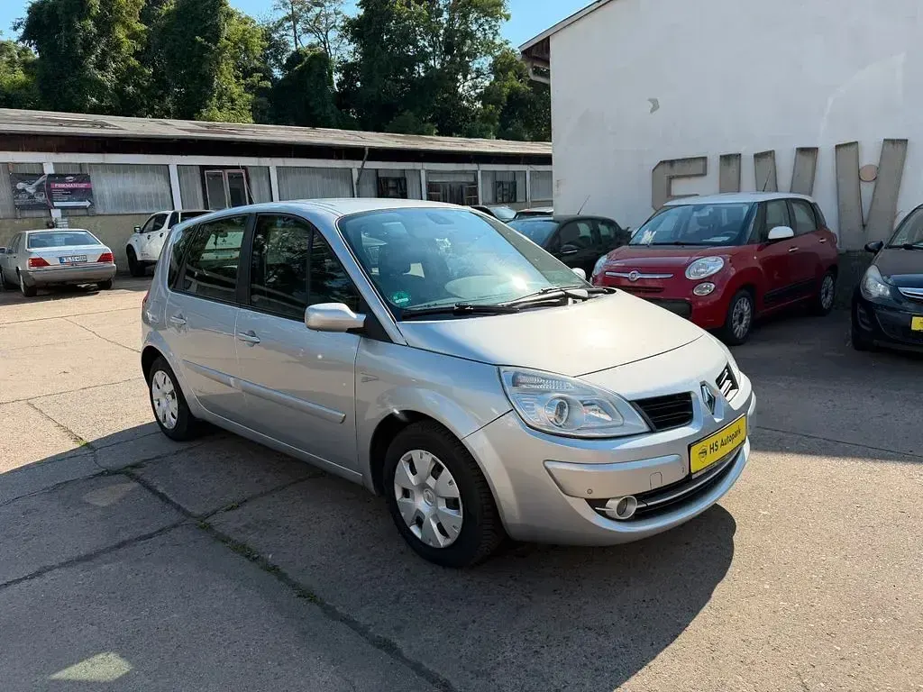 Gebraucht Renault Scénic II Avantage 111 PS (81 kW) 2007 Silber Van / Kleinbus