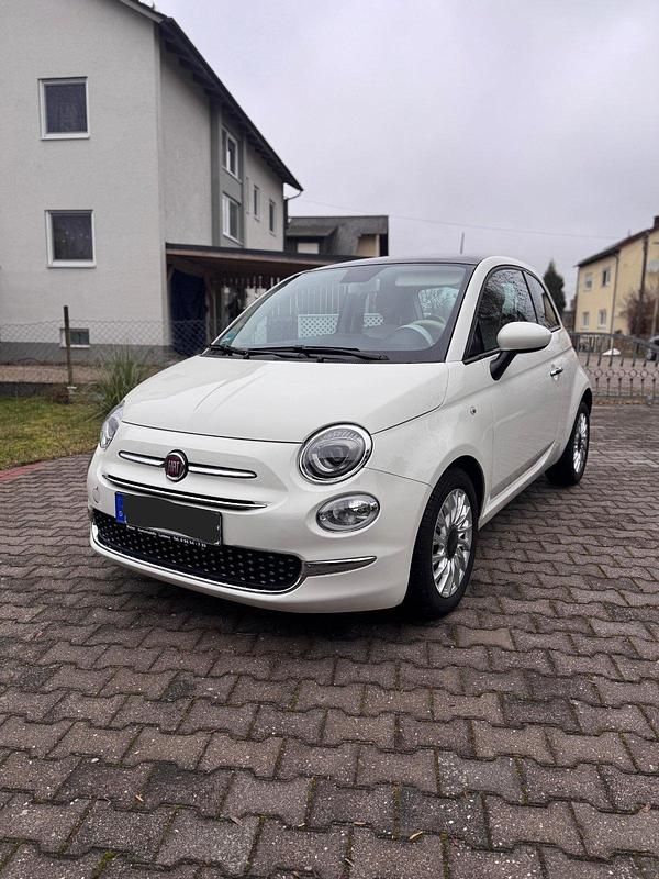 Weiß Gebraucht 2019 Fiat 500 Kleinwagen | 10.500 € - Bild 1/4
