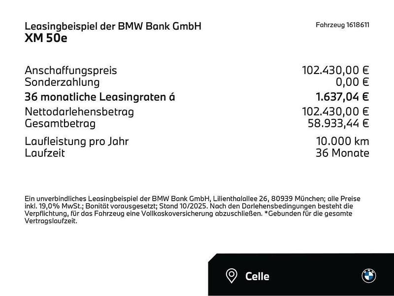 Weiß Gebraucht 2024 BMW XM Performance SUV | 102.430 € - Bild 1/2