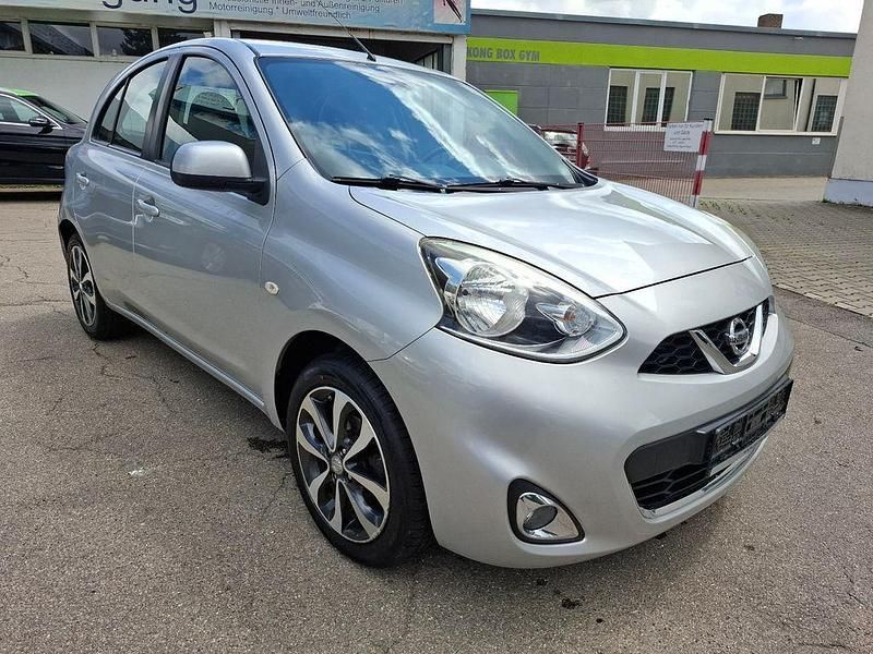 Silber Gebraucht 2014 Nissan Micra Acenta Kleinwagen | 5.790 € (Fairer Preis) - Bild 1/4