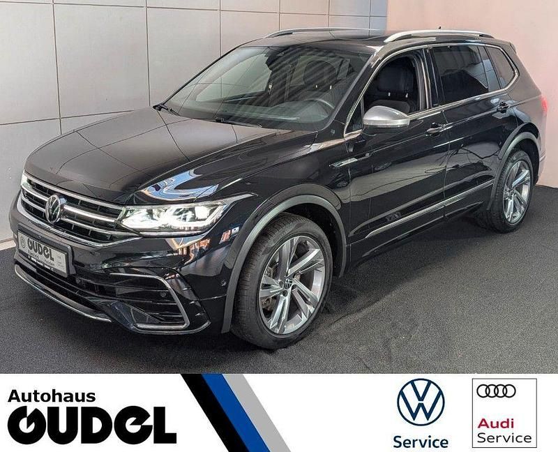 Gebraucht VW Tiguan Allspace R-line 200 PS (147 kW) 2021 Schwarz SUV