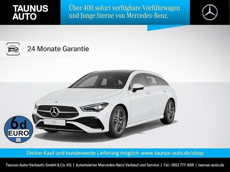 Polarweiß Gebraucht 2024 Mercedes CLA200 Shooting Brake AMG line Kombi | 33.890 € (Fairer Preis) - Bild 1/3