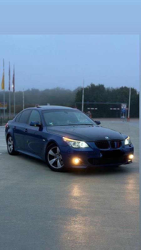 Blau Gebraucht 2008 BMW 530 Limousine | 7.200 € (Fairer Preis) - Bild 1/4