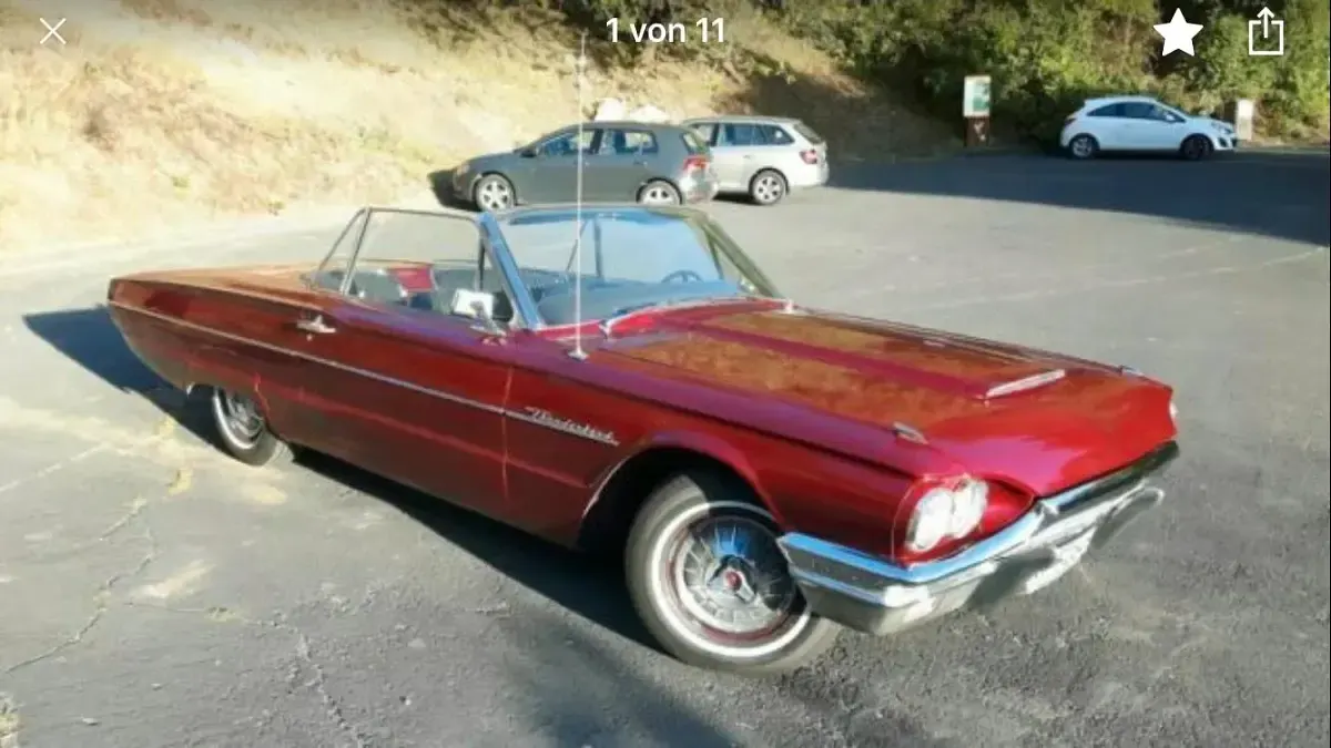 Gebraucht Ford Thunderbird Convertible 300 PS (220 kW) 1964 Rot Cabrio