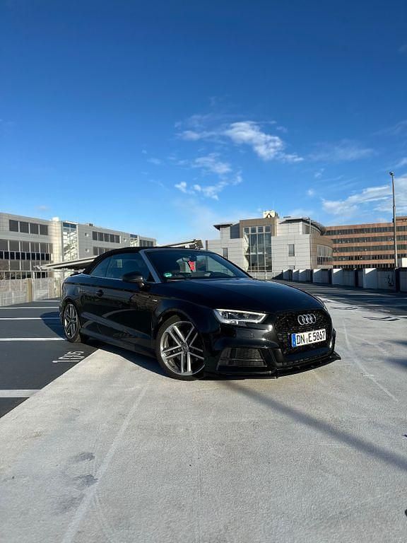 Schwarz Gebraucht 2016 Audi A3 Cabriolet Design Cabrio | 22.999 € (Etwas zu teuer) - Bild 1/4